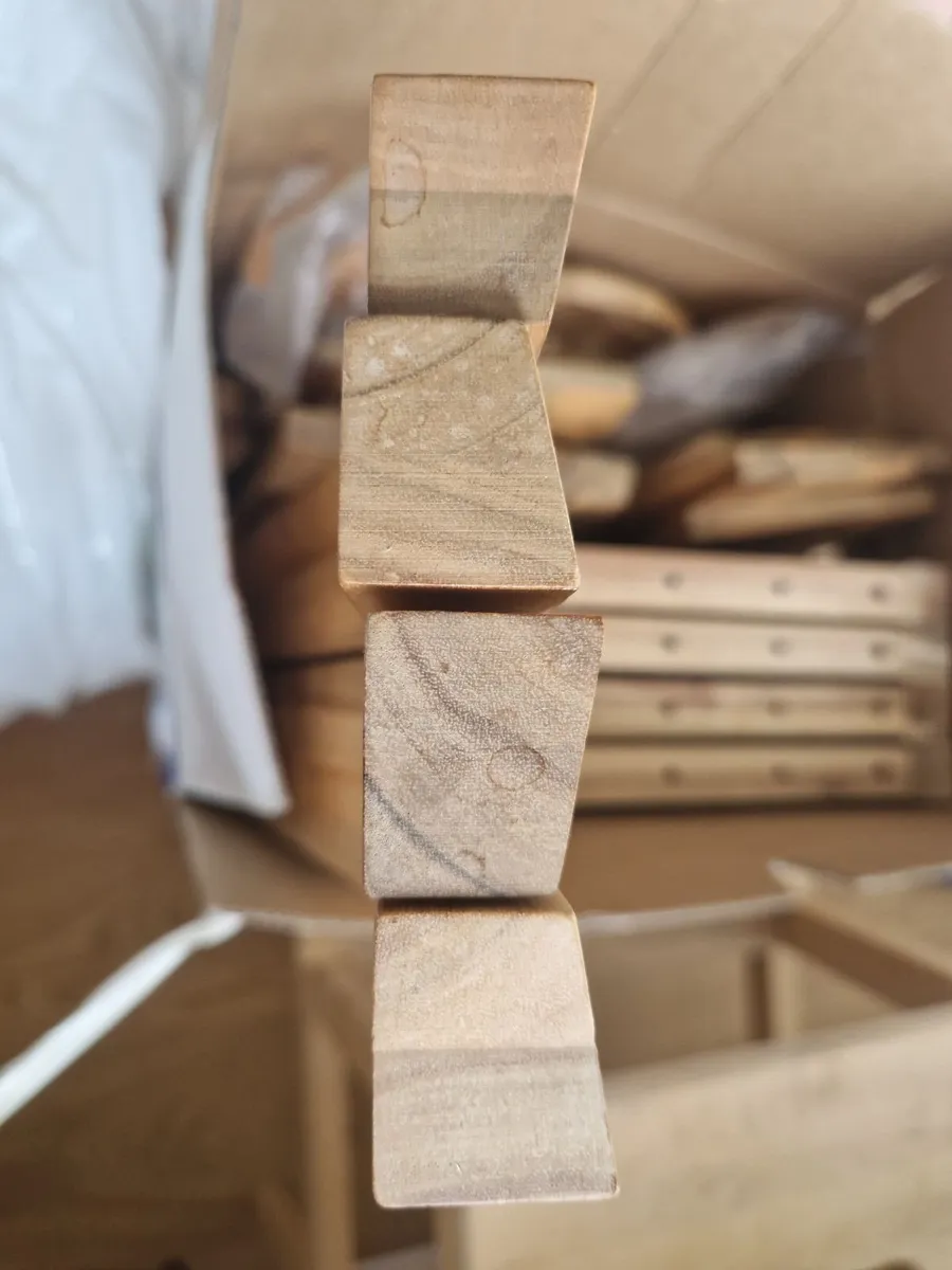 Ikea Skogsta dining chairs (x4) - Image 3