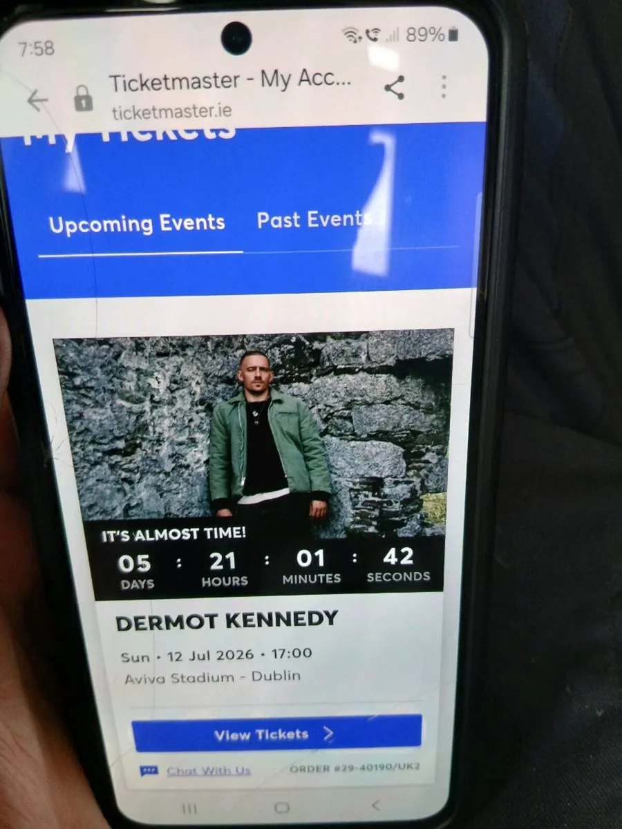 Dermot Kennedy Sunday 12th tickets