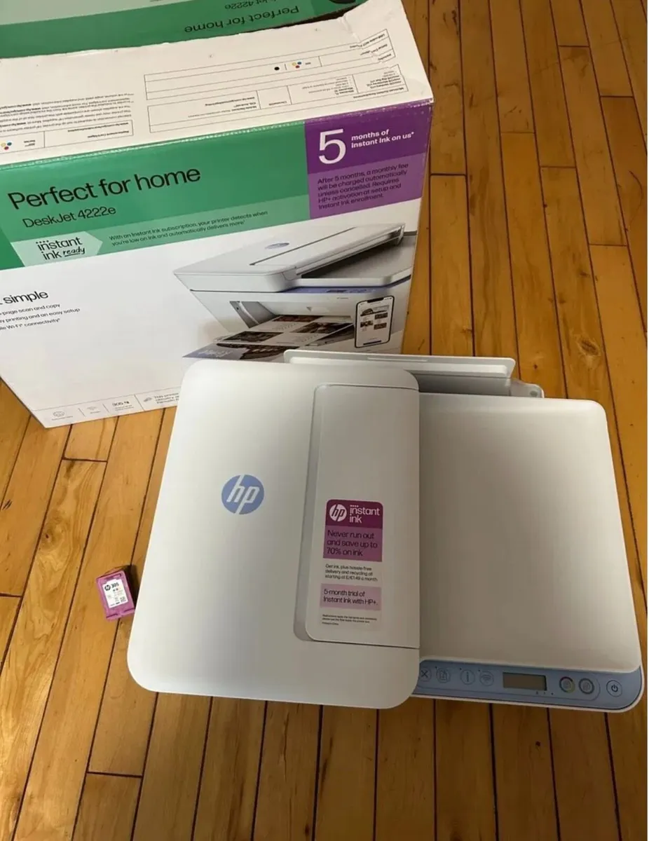 HP DeskJet 4222e All-in-One Wireless Printer - Image 2