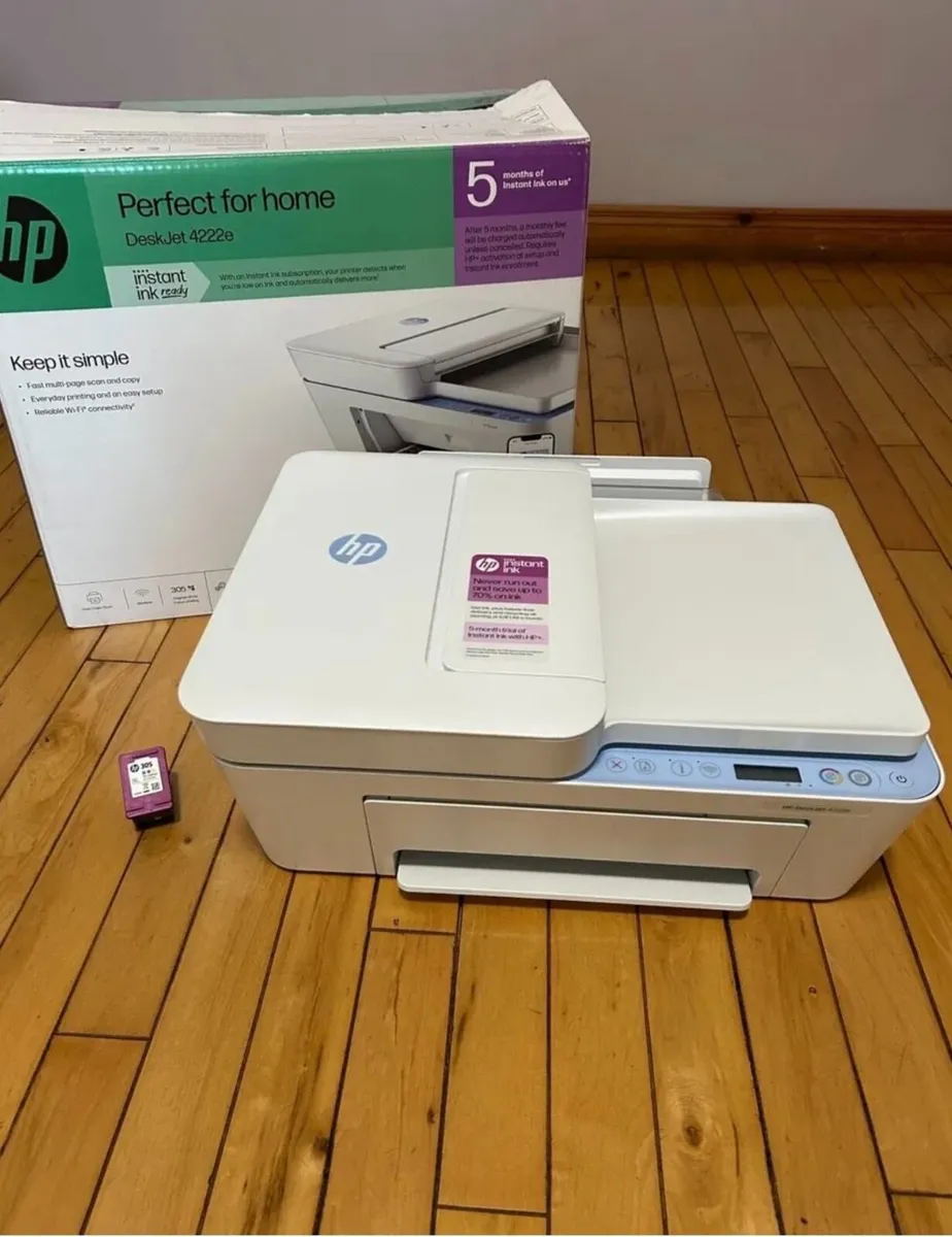 HP DeskJet 4222e All-in-One Wireless Printer - Image 1