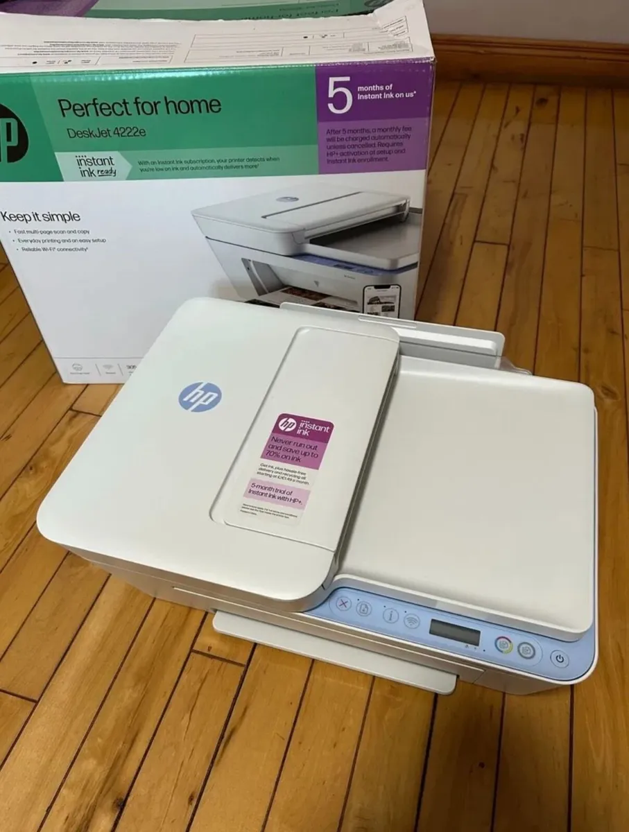 HP DeskJet 4222e All-in-One Wireless Printer - Image 3