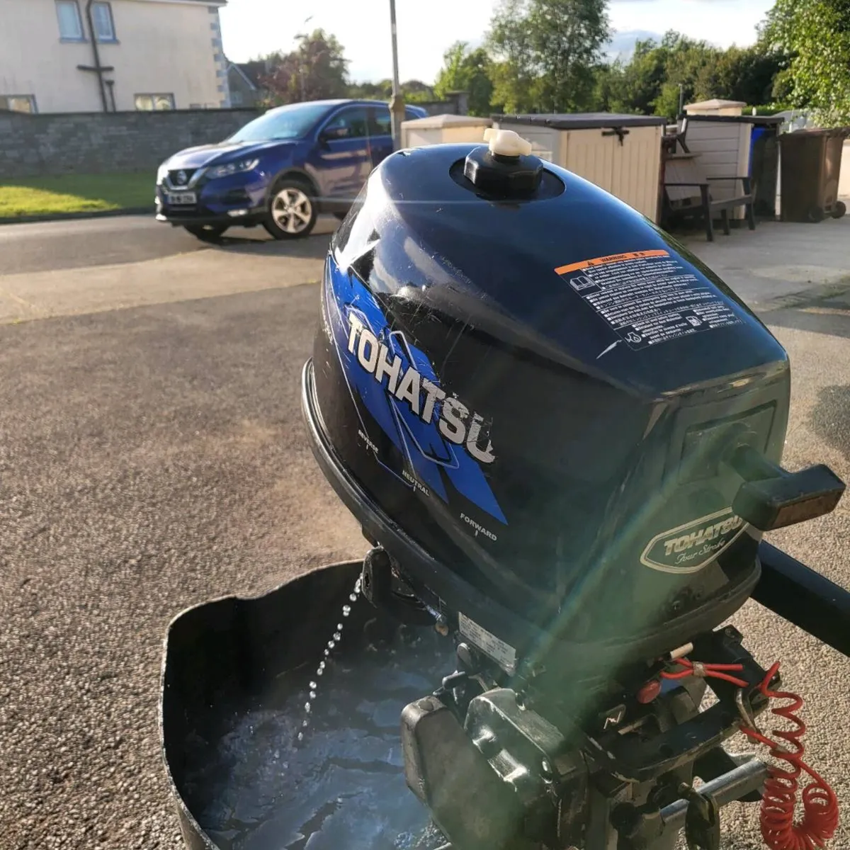 Tohatsu 4hp 4stroke longshaft running perfectly - Image 4
