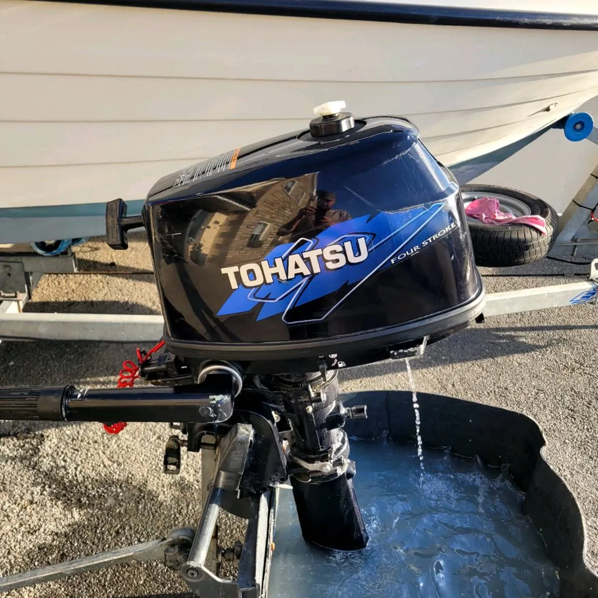 Tohatsu 4hp 4stroke longshaft running perfectly - Image 1