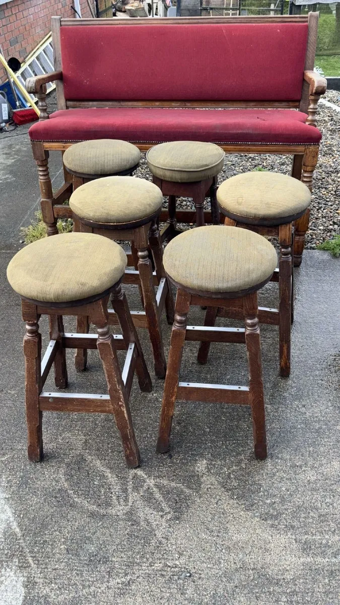 Bar stool and bench