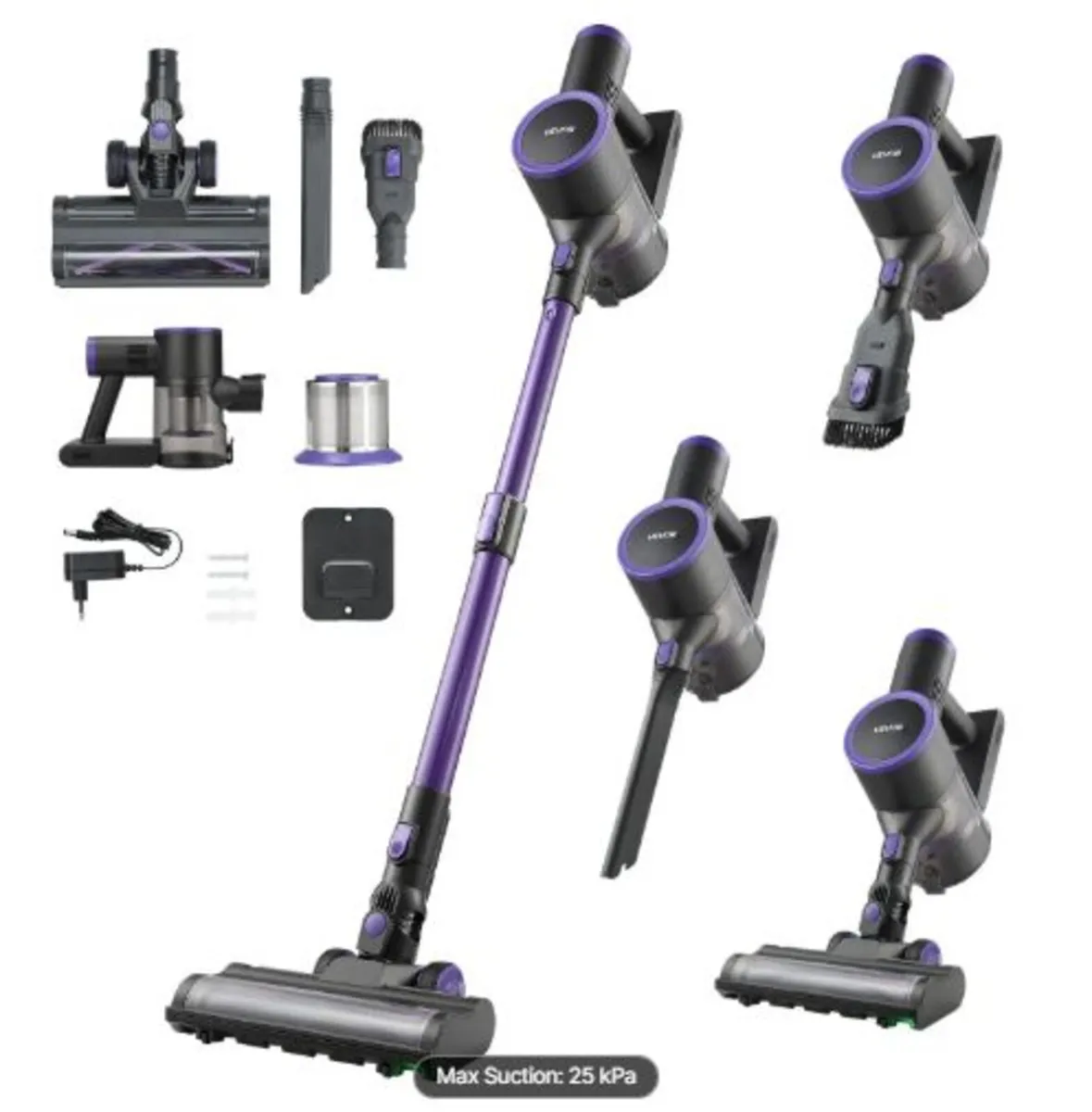 Cordless Vacuum Cleaner,25KPA Max Powerful Suction - Image 1