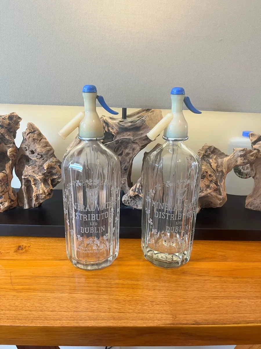Antique Dublin Mineral Water Soda Syphons - Image 1