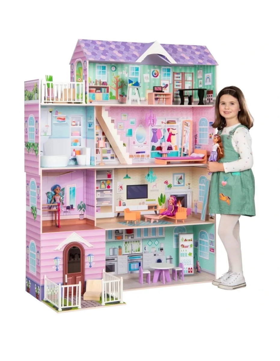 Lillie's Wooden Doll House - Image 2