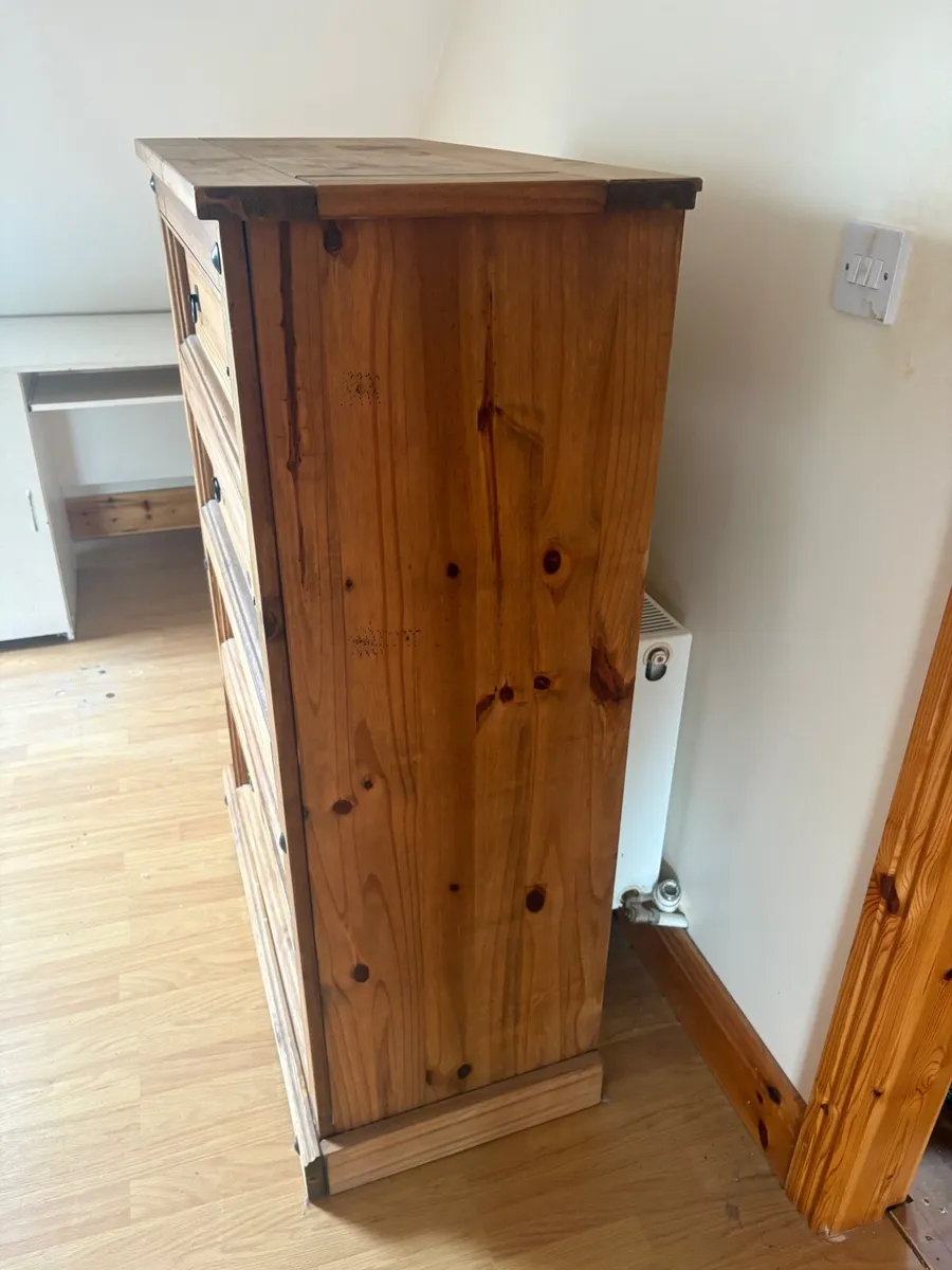 Antique Pine Chester drawers - Image 3