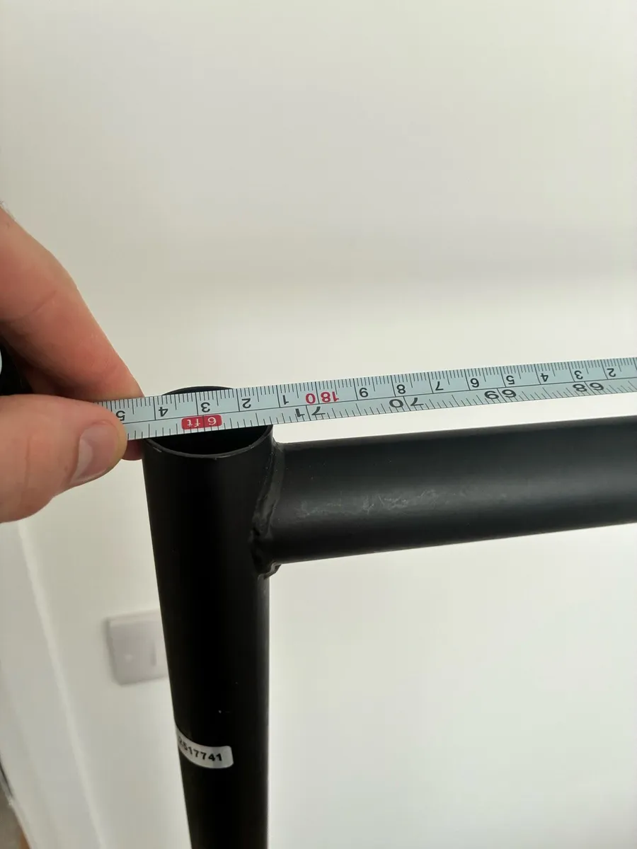 6ft long industrial clothes rail - Image 3