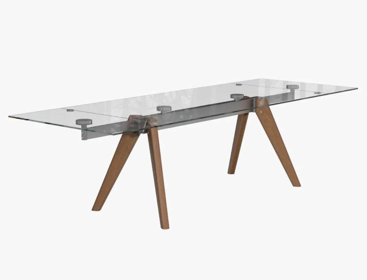 Boconcept Monza Glass Extendable Dining Table - Image 1