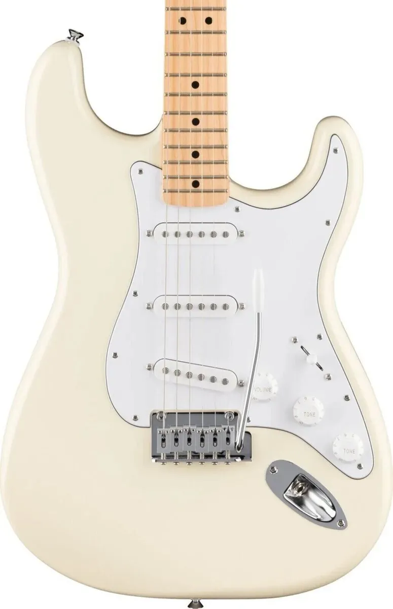FENDER STANDARD STRATOCASTER MN OLYMPIC WHITE - Image 2
