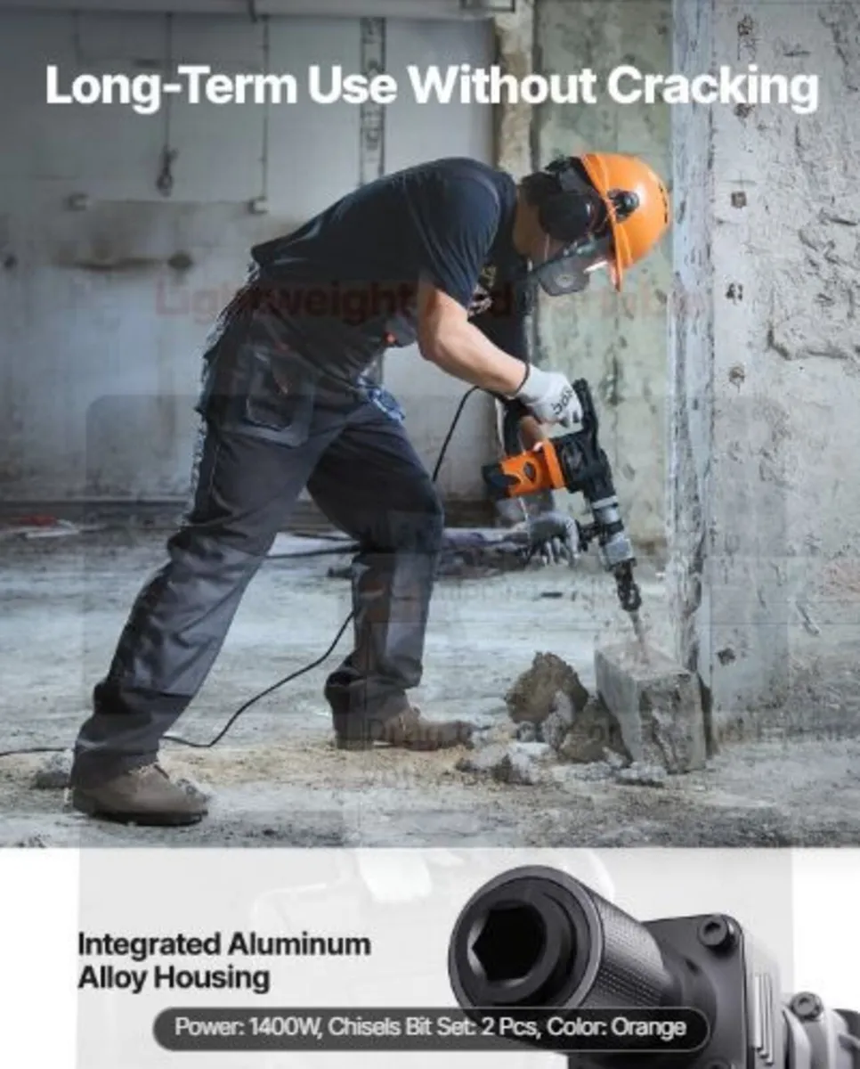 Demolition Jack Hammer Concrete Breaker 1400W - Image 2