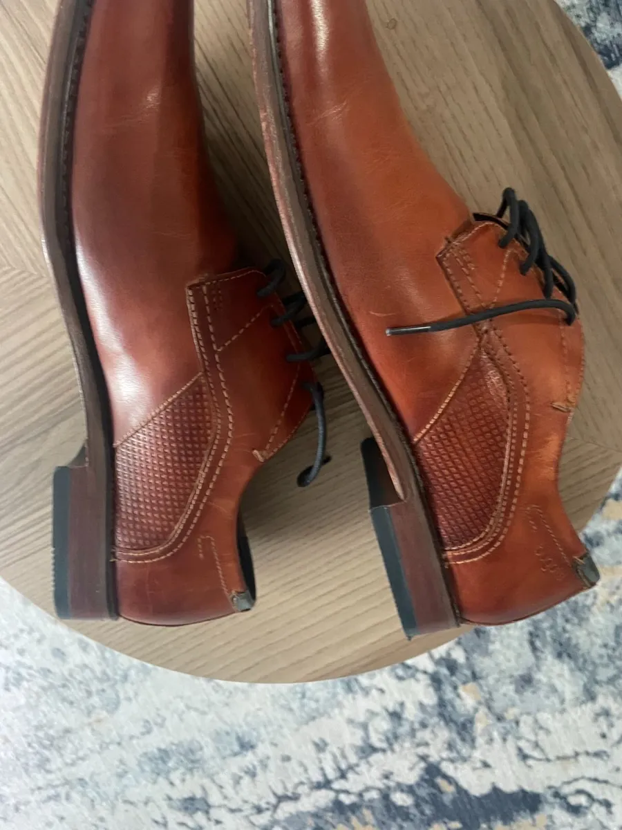 Bugatti Brown Dress Shoes Size 46 - Image 2