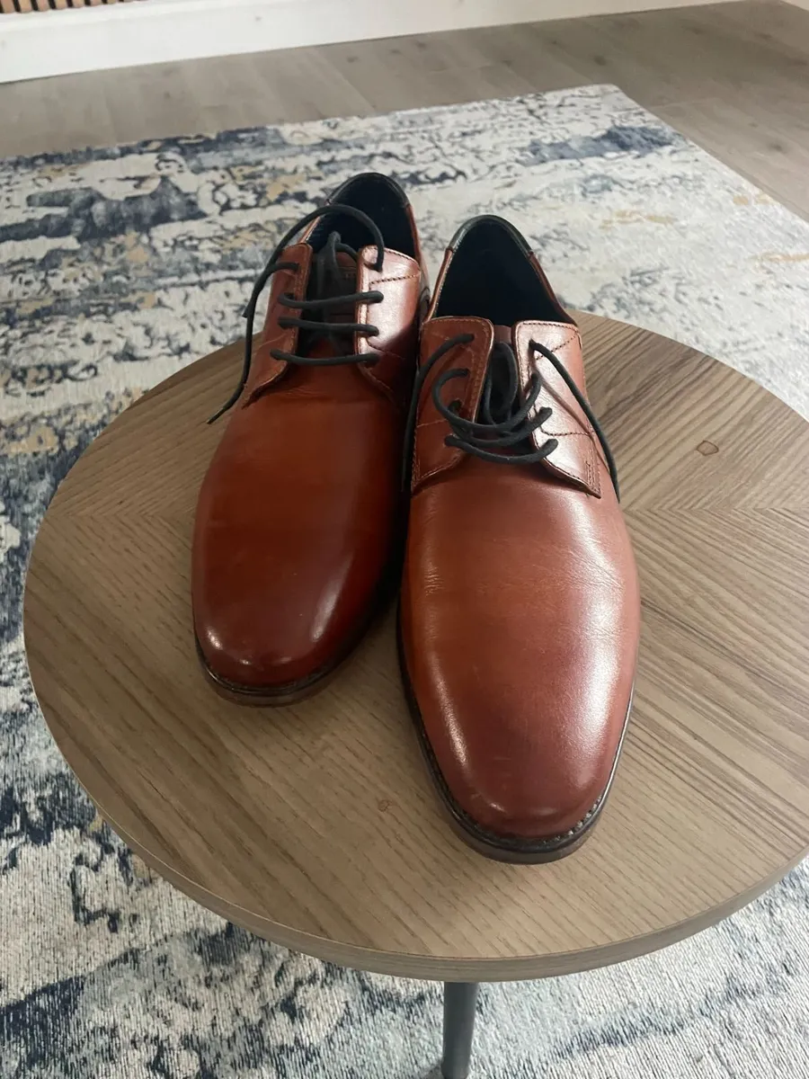 Bugatti Brown Dress Shoes Size 46 - Image 4
