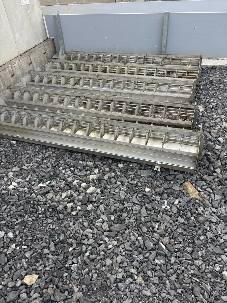 Pig feeders and stainless steel feed throughs - Image 1