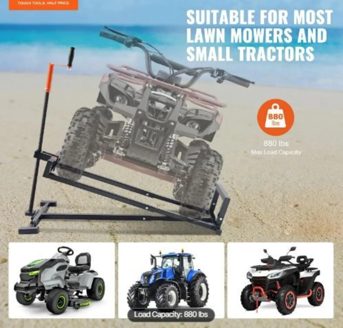Ride on Lawn Mower Lift Jack - Image 3