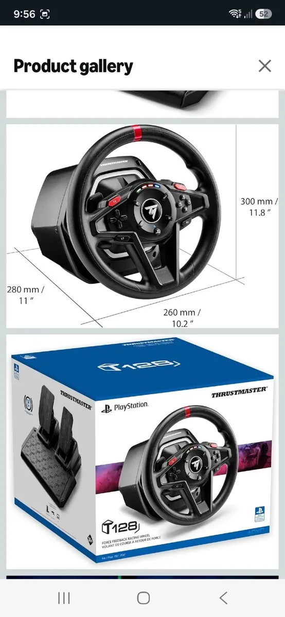 Thrustmaster T128 racing wheel - Image 2