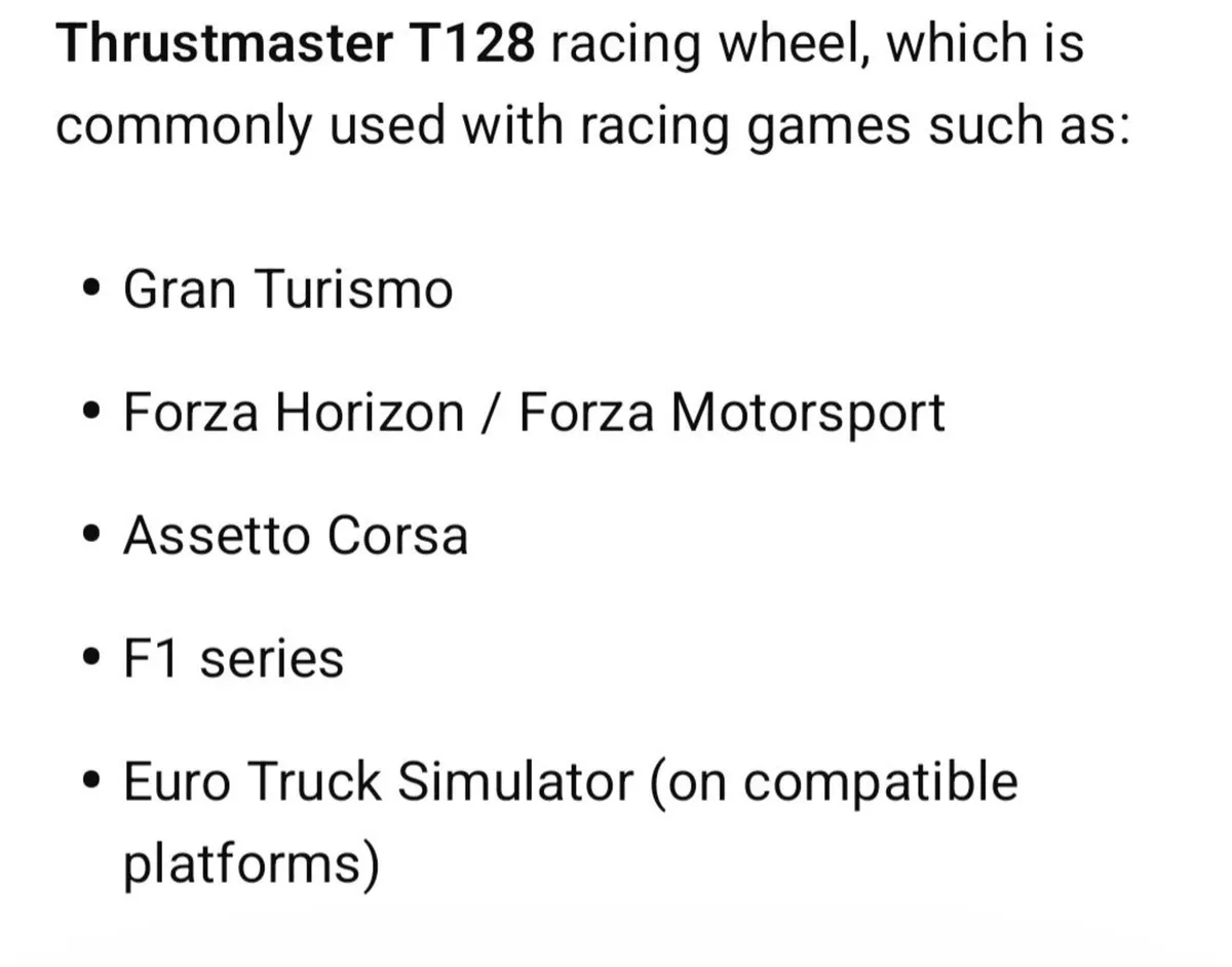 Thrustmaster T128 racing wheel - Image 4