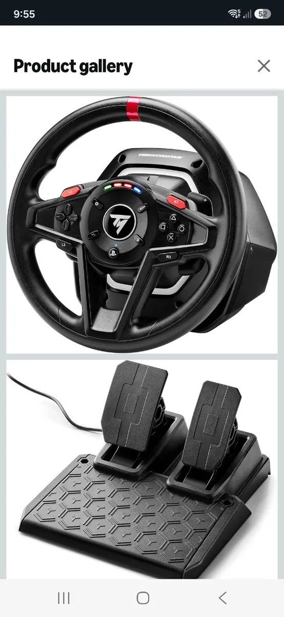 Thrustmaster T128 racing wheel - Image 1