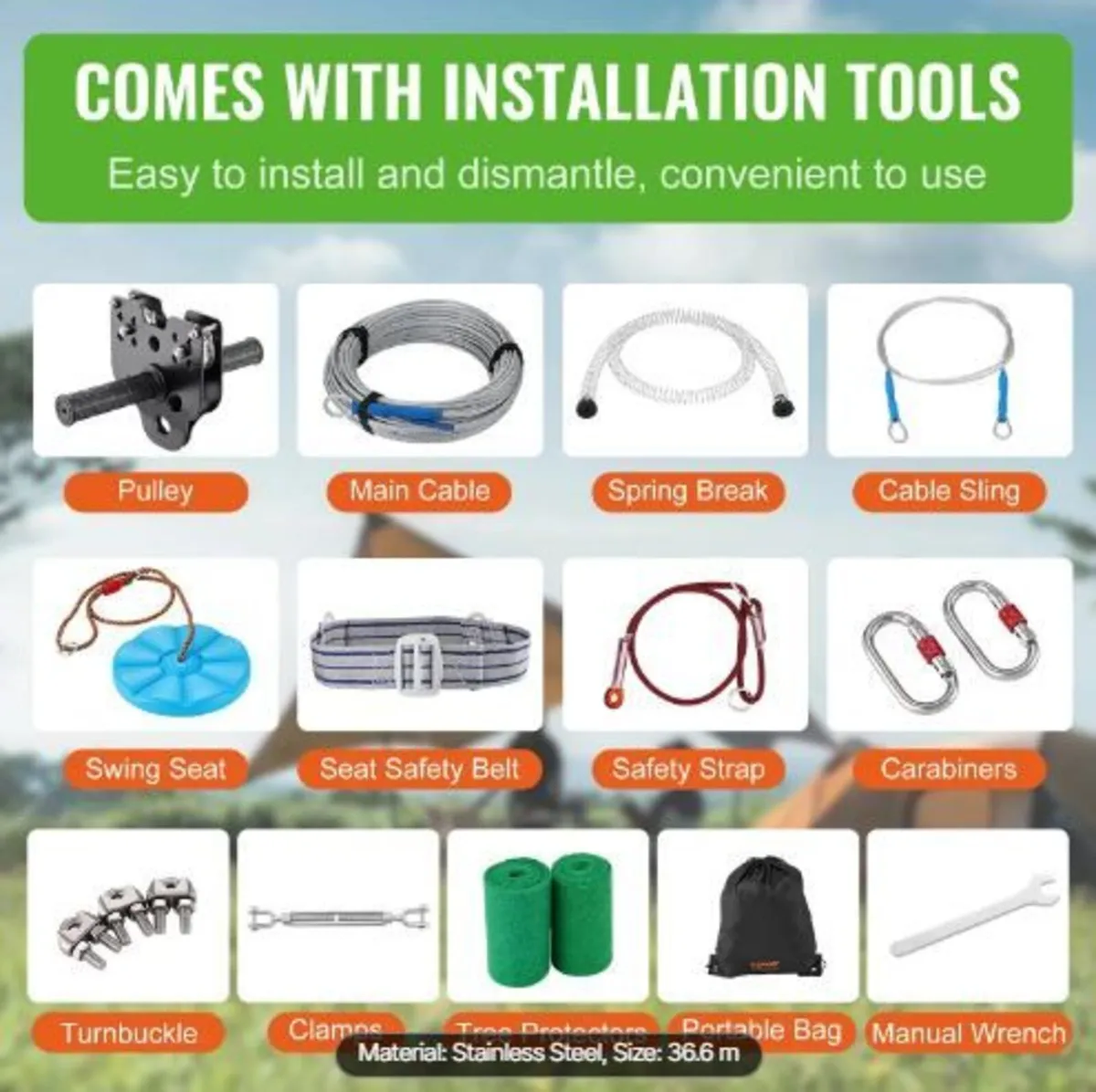 Zipline Kit for Kids and Adult - Image 2