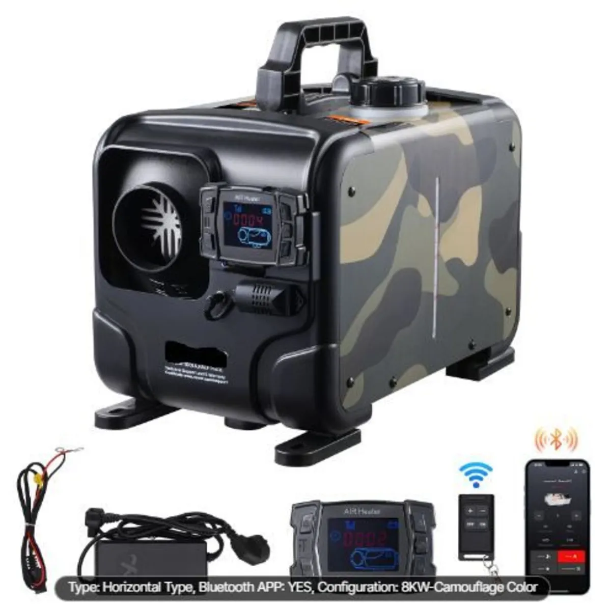 5-8KW Diesel Heater, 12V/24V - Image 1