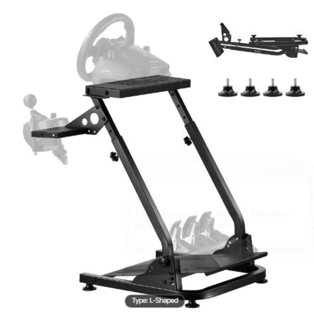 Racing Wheel Stand, Adjustable & Foldable - Image 3