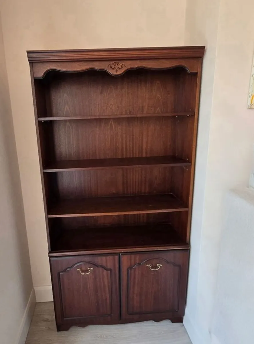 Pair of Bookcases Solid Wood - Image 1