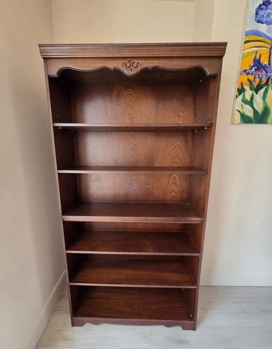 Pair of Bookcases Solid Wood - Image 2