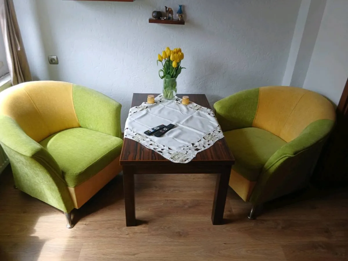 2x armchairs - Image 2