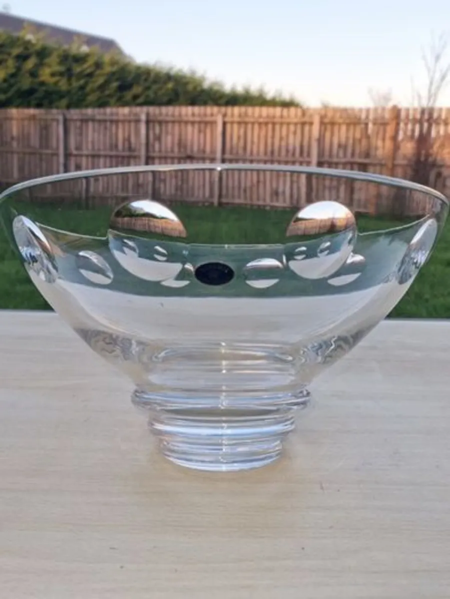 Bohemia glass big bowl - Image 1