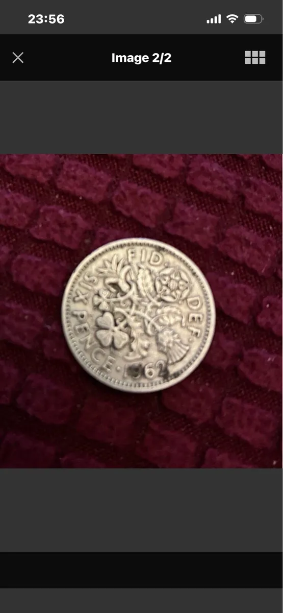 1962 Uk Six Pence - Image 2
