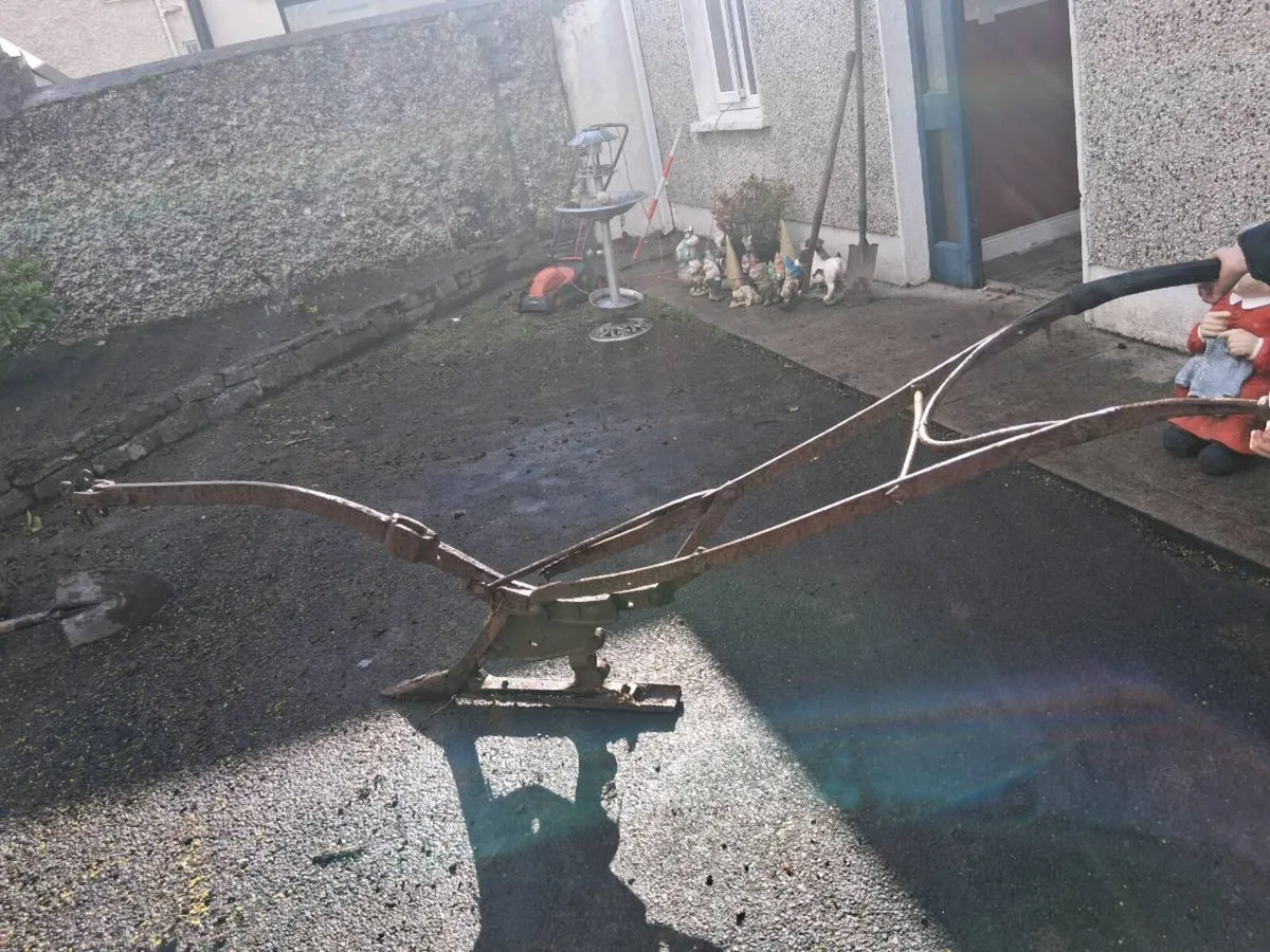 Horse plough vintage - Image 2
