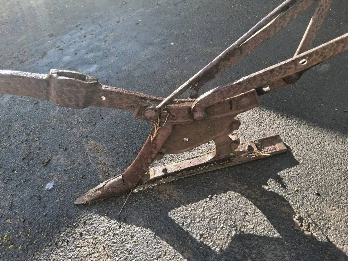 Horse plough vintage - Image 1