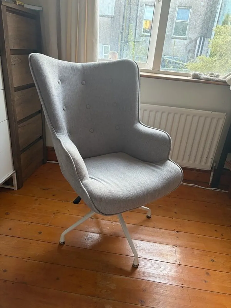 Grey Swivel Chair - Image 1