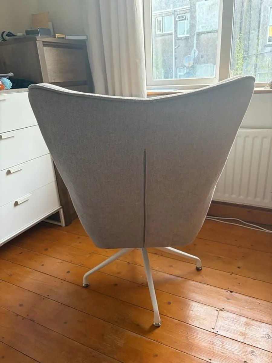 Grey Swivel Chair - Image 3