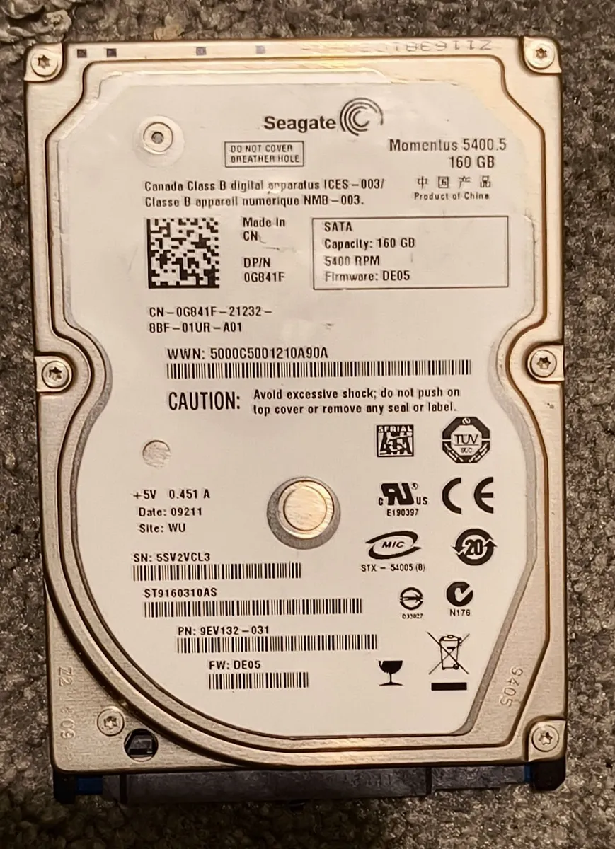 2.5" SATA Internal hard drive (HDD) for a laptop - Image 2