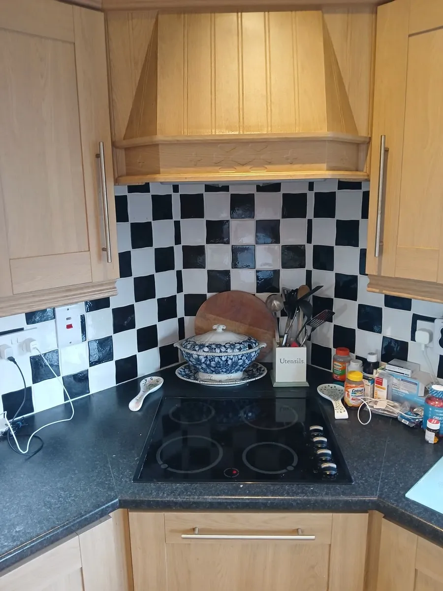 34 Kitchen cabinets, island, counters, etc. - Image 3