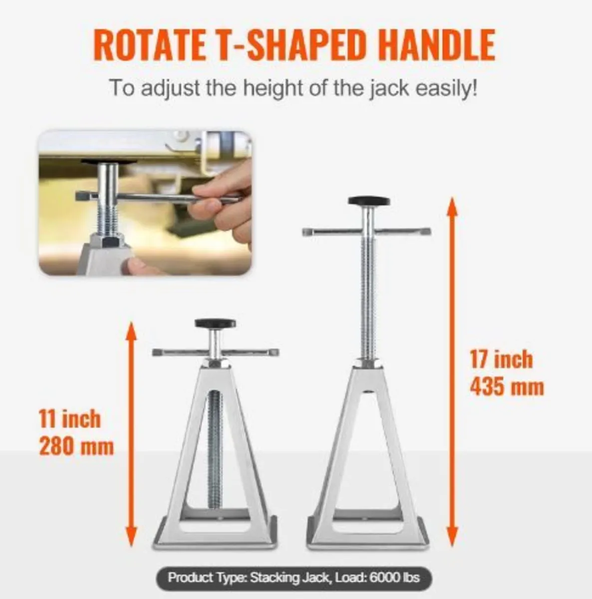 RV Stabilizer Jacks, 4 Pack Aluminum - Image 3