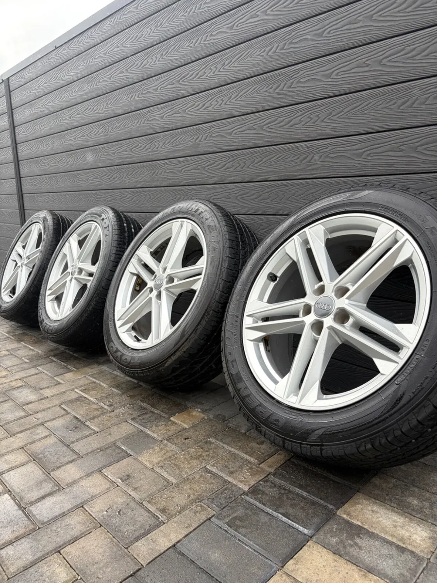 19” GENUINE AUDI Q5 S-LINE ALLOY WHEELS & TYRES - Image 1