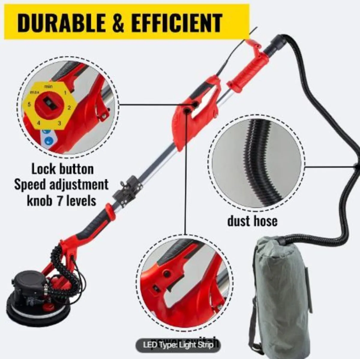 Drywall Sander 750W, Electric - Image 2