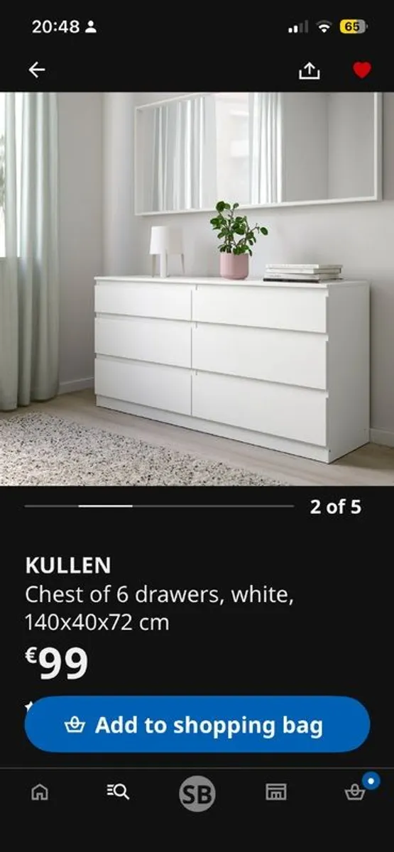 ikea kullen drawers- Brand new - Image 1