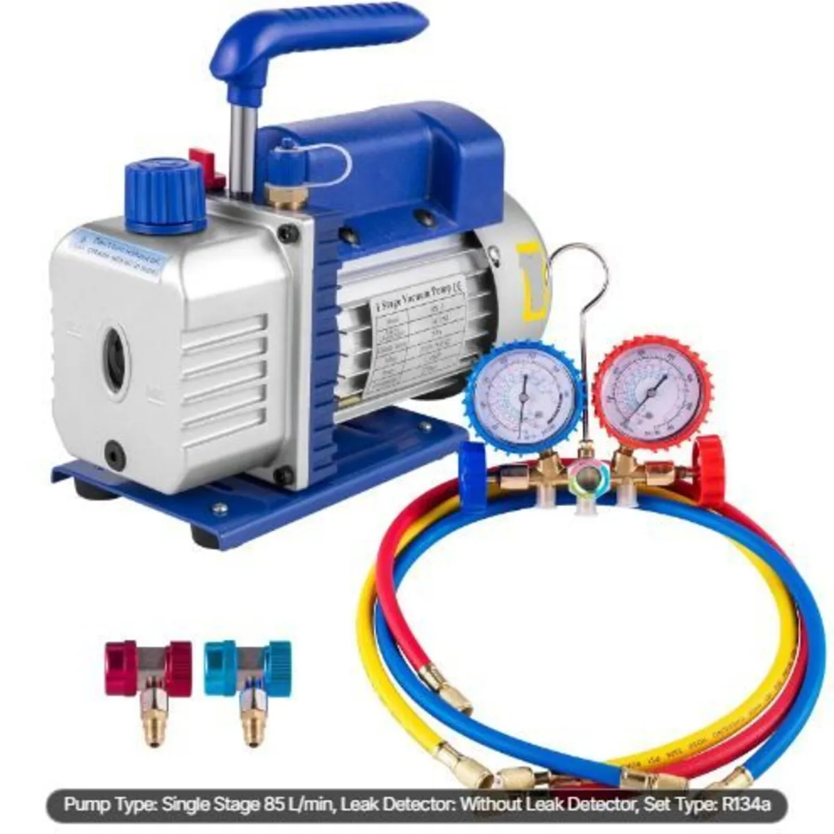 3CFM 1/4HP Refrigerant Vacuum Pump Kit - Image 1