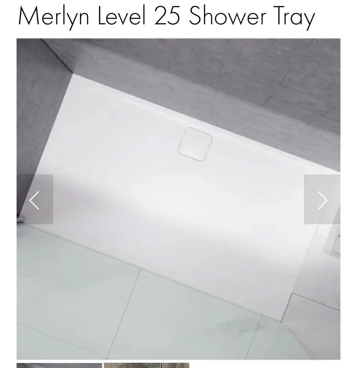 Merlyn shower tray 1000x900 - Image 2