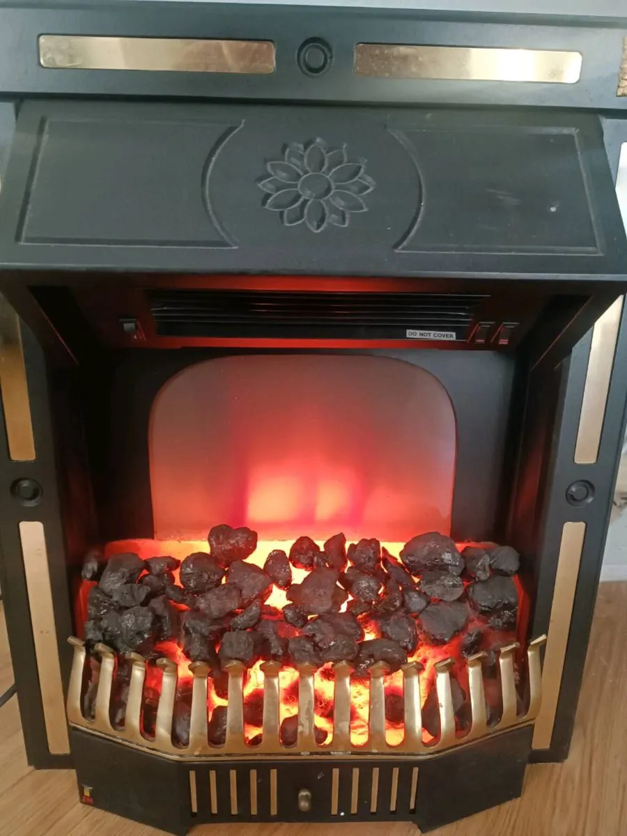 electric fire with heating all working - Image 1