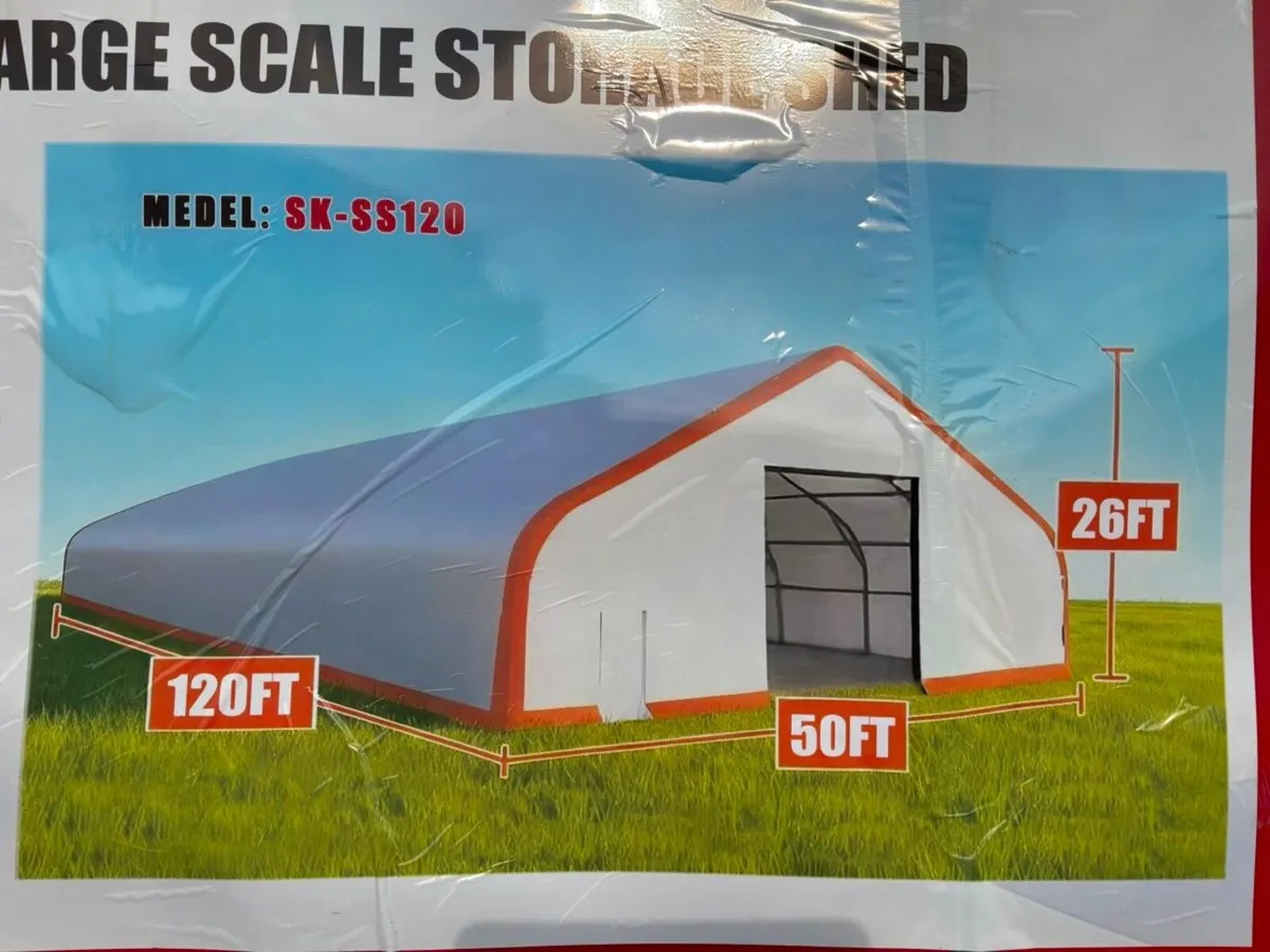120FT x 50FT x 26FT STORAGE SHED  6,000 SQ Ft - Image 3