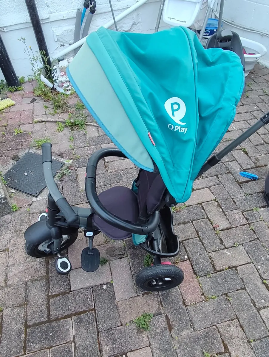 Q Play Toddler Smart Trike / Tricycle – Teal / Tur