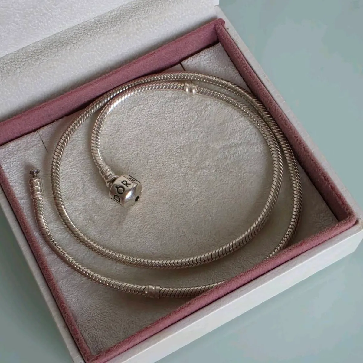 Pandora necklace barrel clasp size 45cm - Image 1