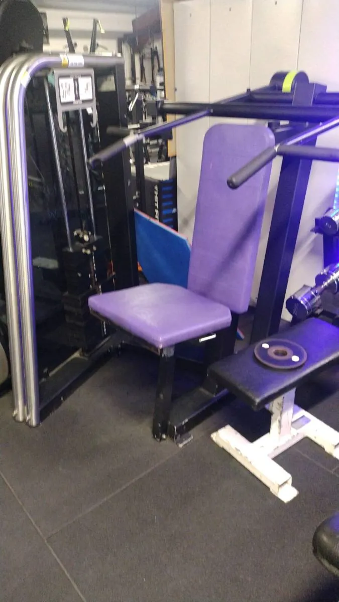 Technogym shoulder press