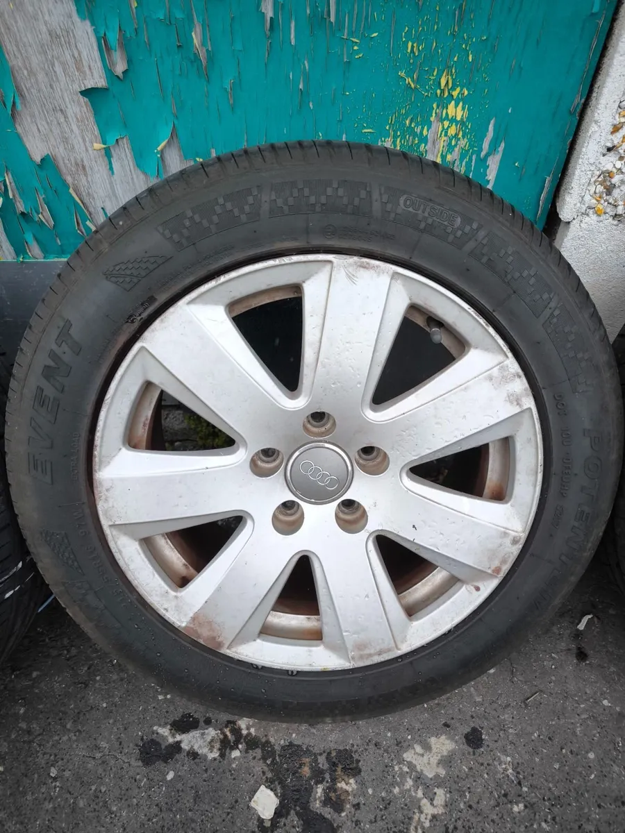 AUDI A3  A4 ALLOYS wheels 215/55/16 - Image 4
