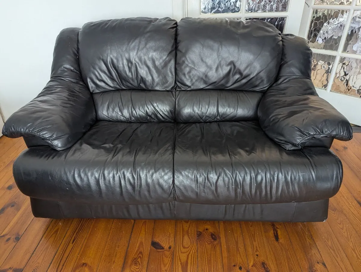 Leather Sofa - 2 Seater - Image 1